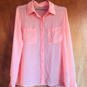 Sheer Button Up